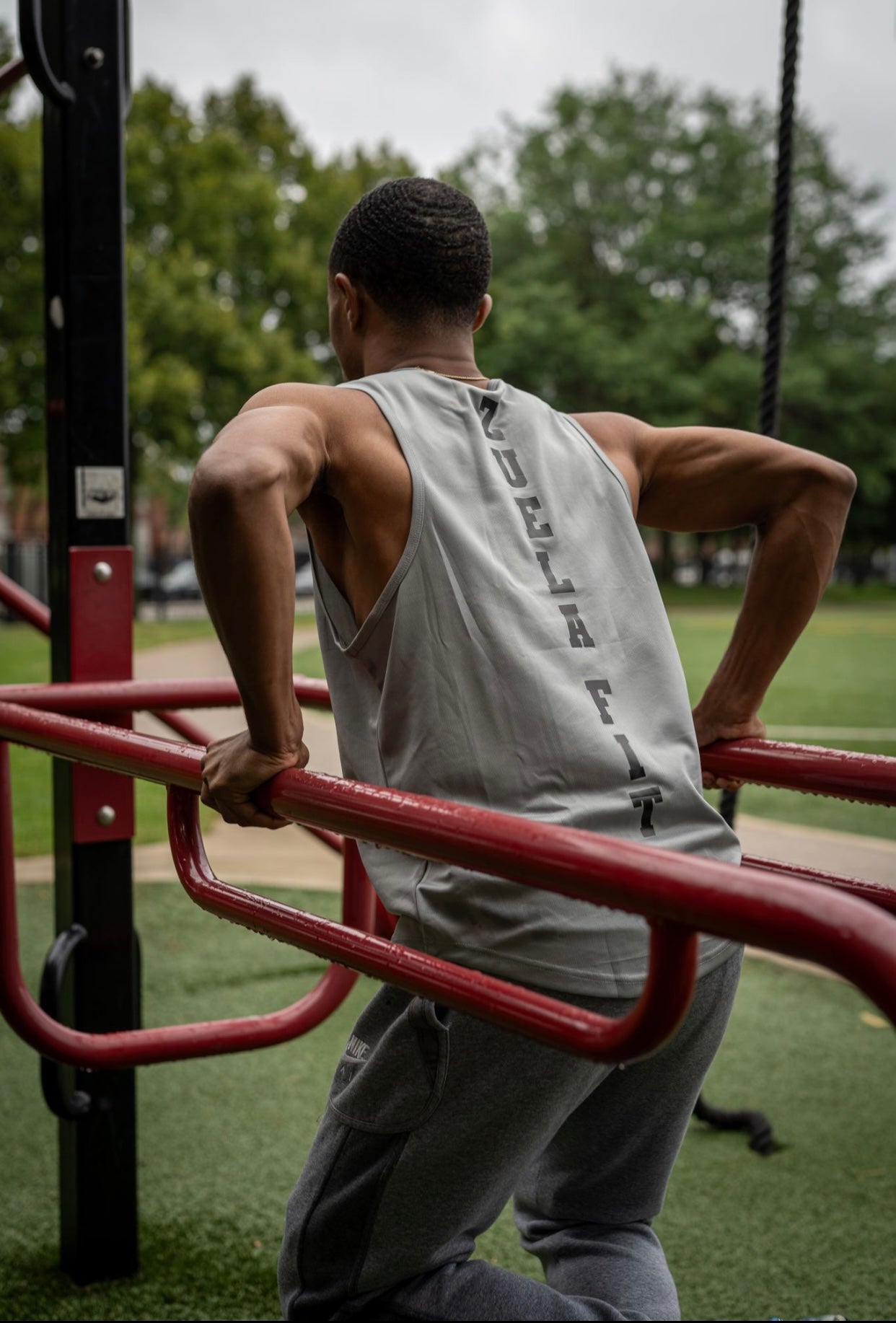 Grey Mens Tank