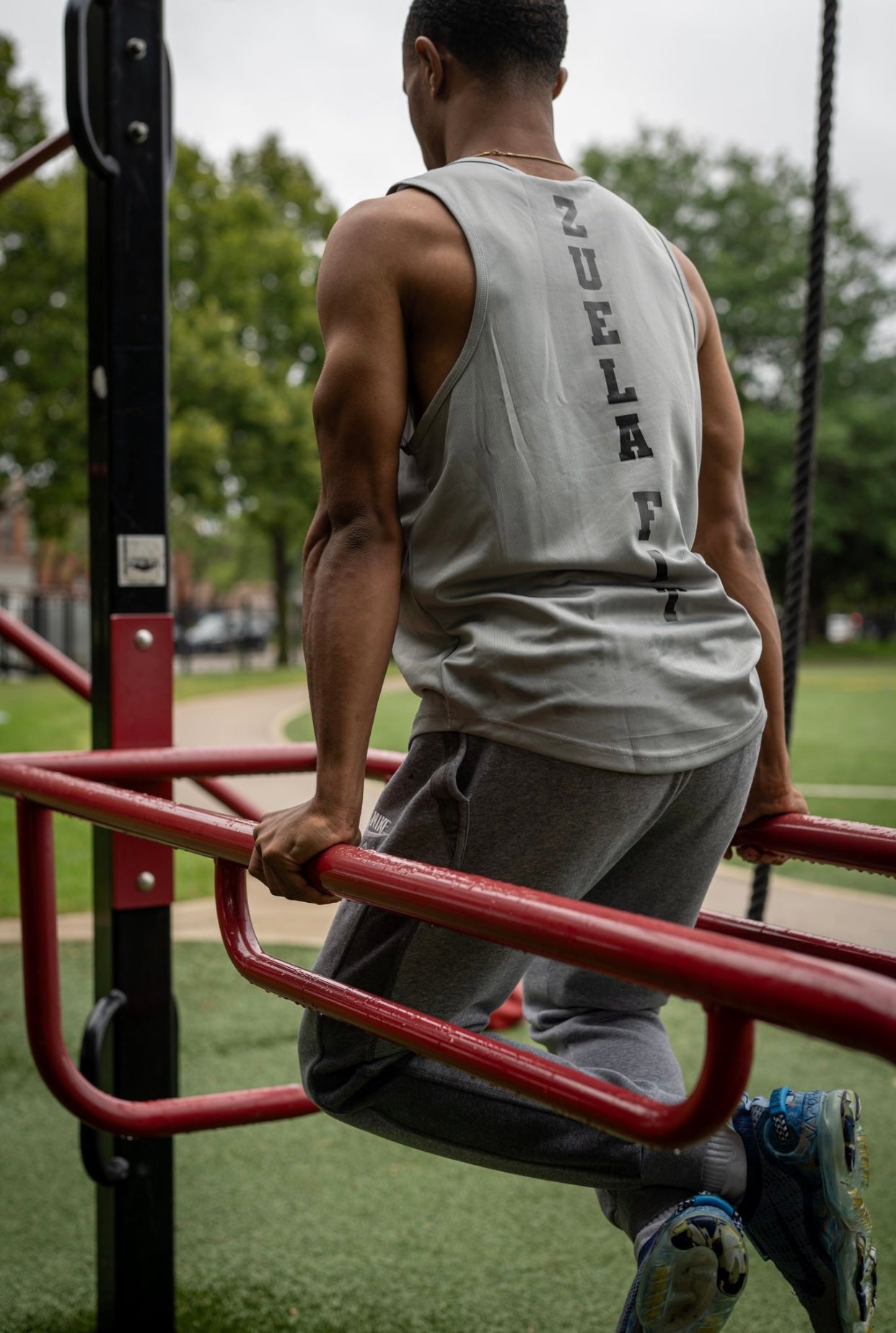 Grey Mens Tank