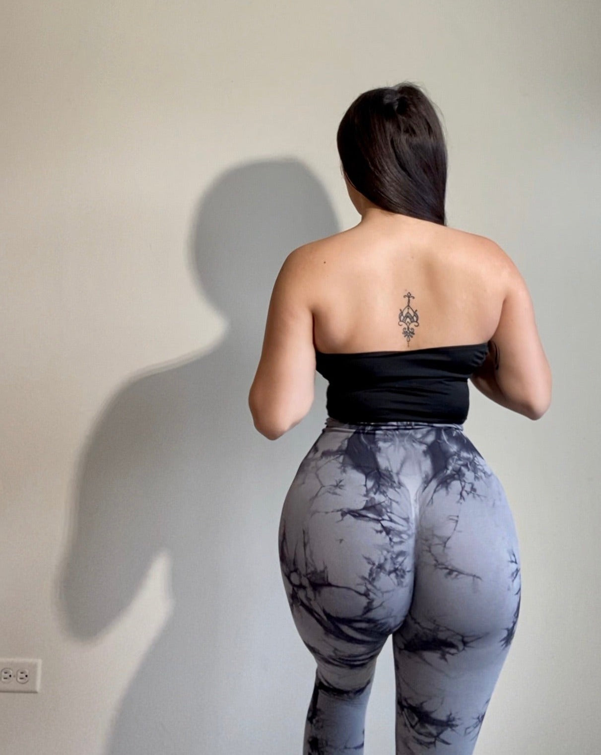 Black Marble Leggings